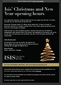 Christmas And New Year Opening Hours